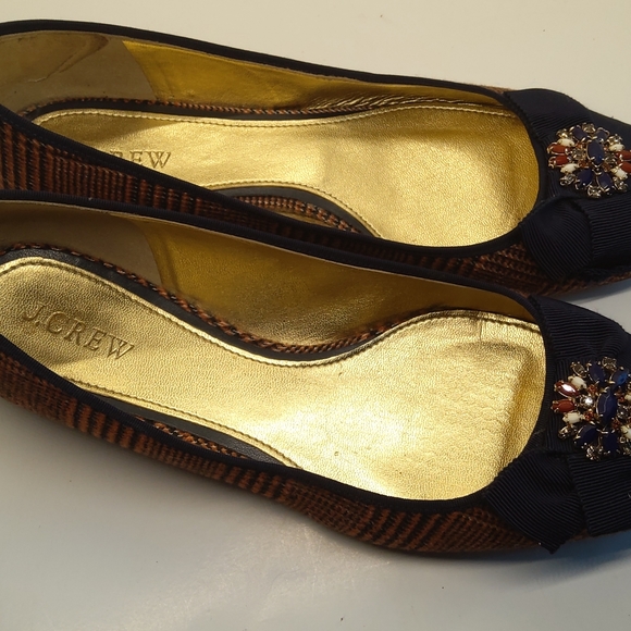 J. Crew Plaid Bow Flats - Picture 5 of 10